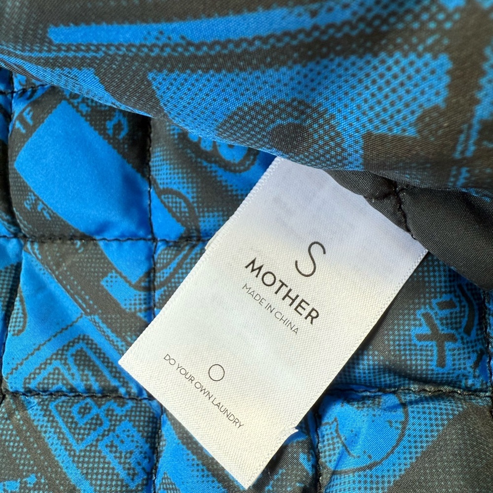 MOTHER THE BIG 'M' CHEVRON JACKET IN TOKYO DRIFT SZ SMALL (NWOT) - Picture 7 of 15
